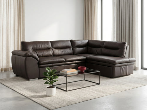 Canapea de colt pentru living cu dimensiuni 240 x 170 cm - MobiHaus