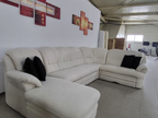 Mobilă modernă de living colțar extensibil bej MobiHaus
