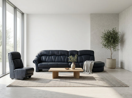 Canapea lungă 400 cm din piele naturală import Germania