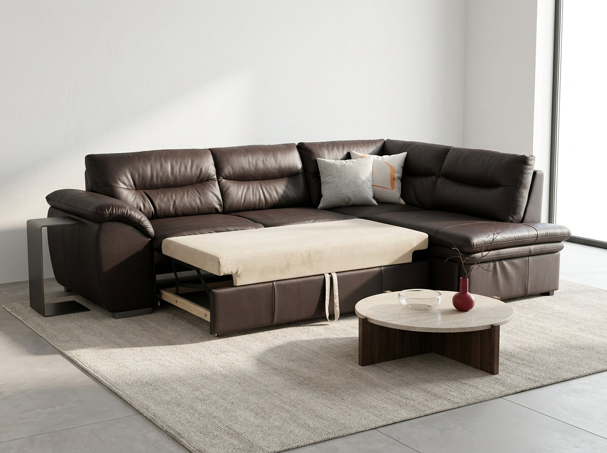 Coltar extensibil din piele naturala import Germania in stare excelenta - MobiHaus