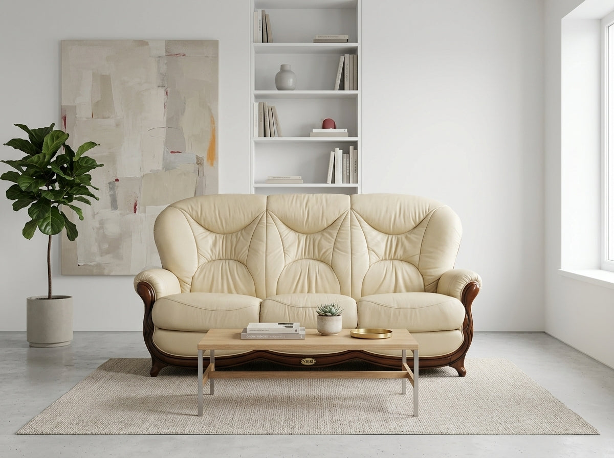 Mobilier lux Nieri Italia piele naturală import Germania