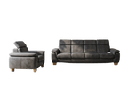 Set mobilier living 4+1 gri antracit canapea și fotoliu Germania