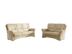 Set canapele 3+2 piele naturală bej Longlife
