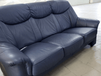 Set mobilier living 2 canapele piele indigo