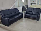 Mobilier de birou elegant set canapele din piele MobiHaus