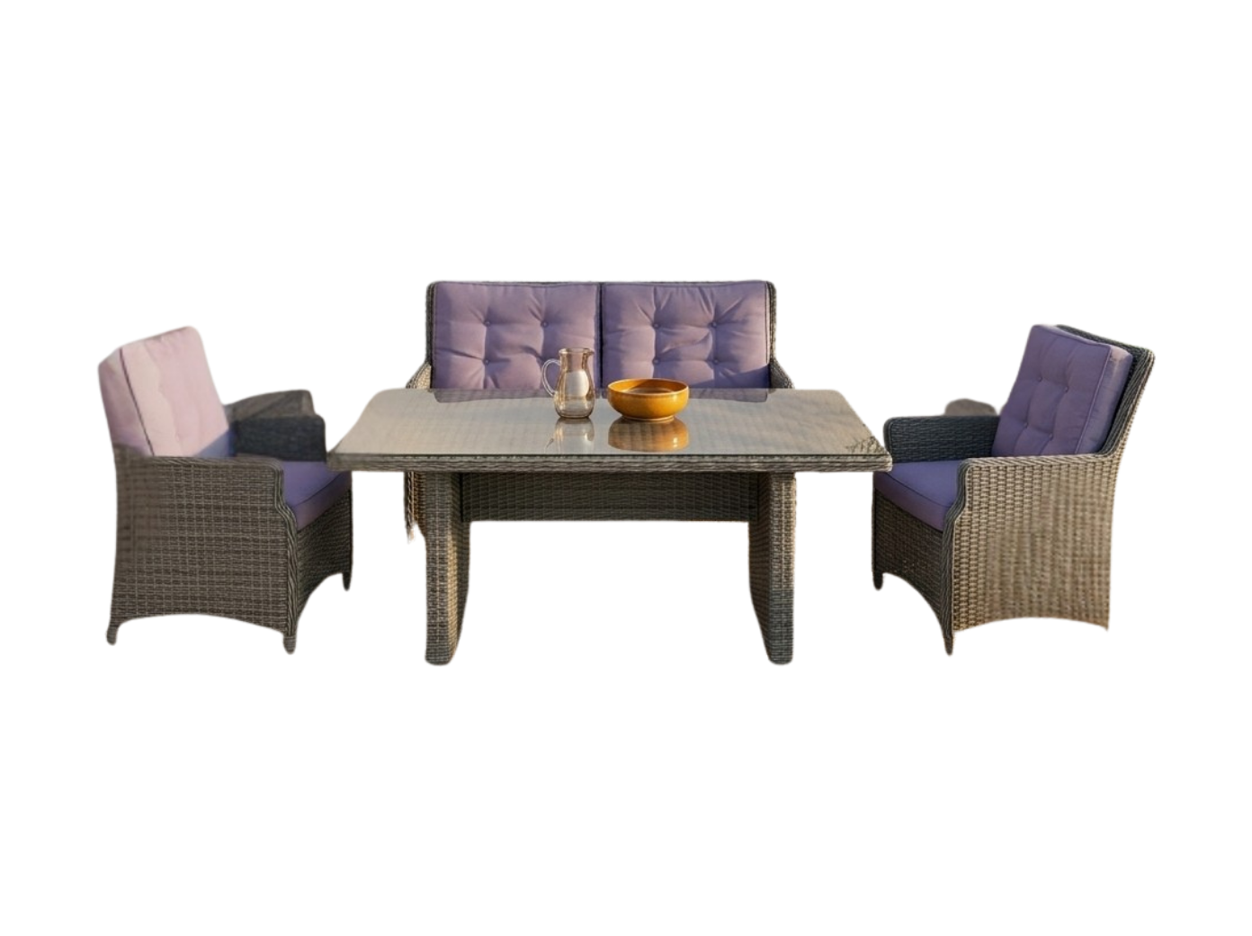Set complet mobilier din ratan Germania pentru terasă | MobiHaus